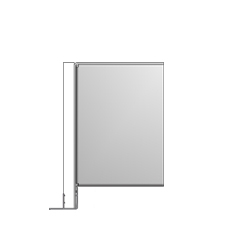 VALETTA Putzblende Aluminium