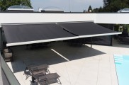 Markise, österreich, VALETTA Sonnenschutztechnik, Sonnenschutz, LUNA-Markise, Sonne, außen, Garten, Kassettenmarkise, Gelenkarmmarkise,schwarz, Raffstore