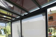 Wintergarten, Beschattung Wintergarten, Glas und Beschattung, Beschattung Glasdach, beschattung für Terrassenüberdachung, beschattung gewächshaus, hella beschattung, beschattung pergola, pergola, sonnensegel, textile beschattung, beschattung motor